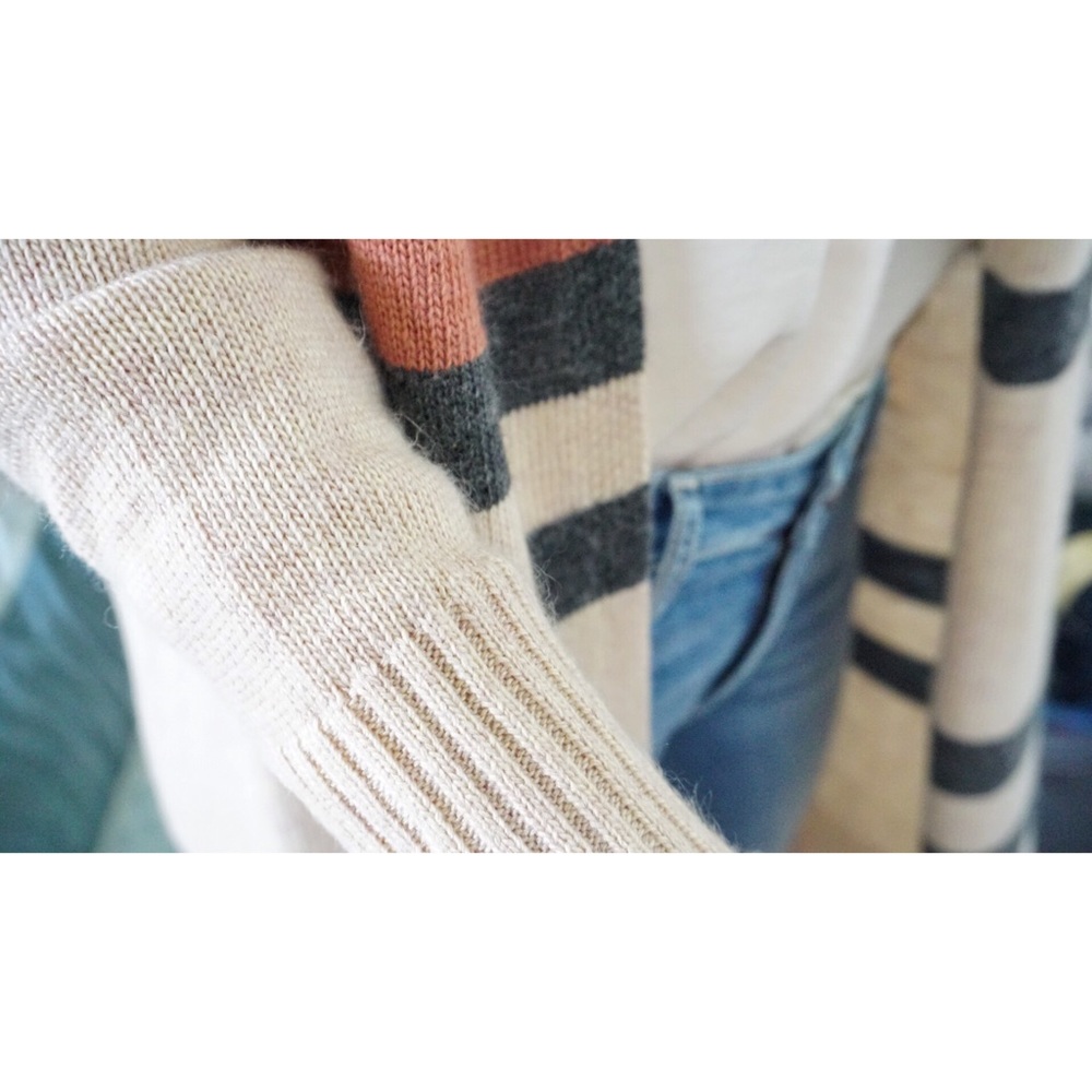 Angora Cardigan, Fuzzy Cozy Loose Knit Cardigan - Picture 8 of 8